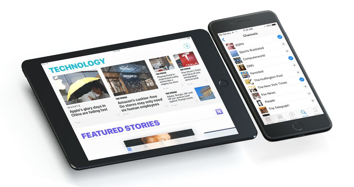 Apple News output from Canvasflow