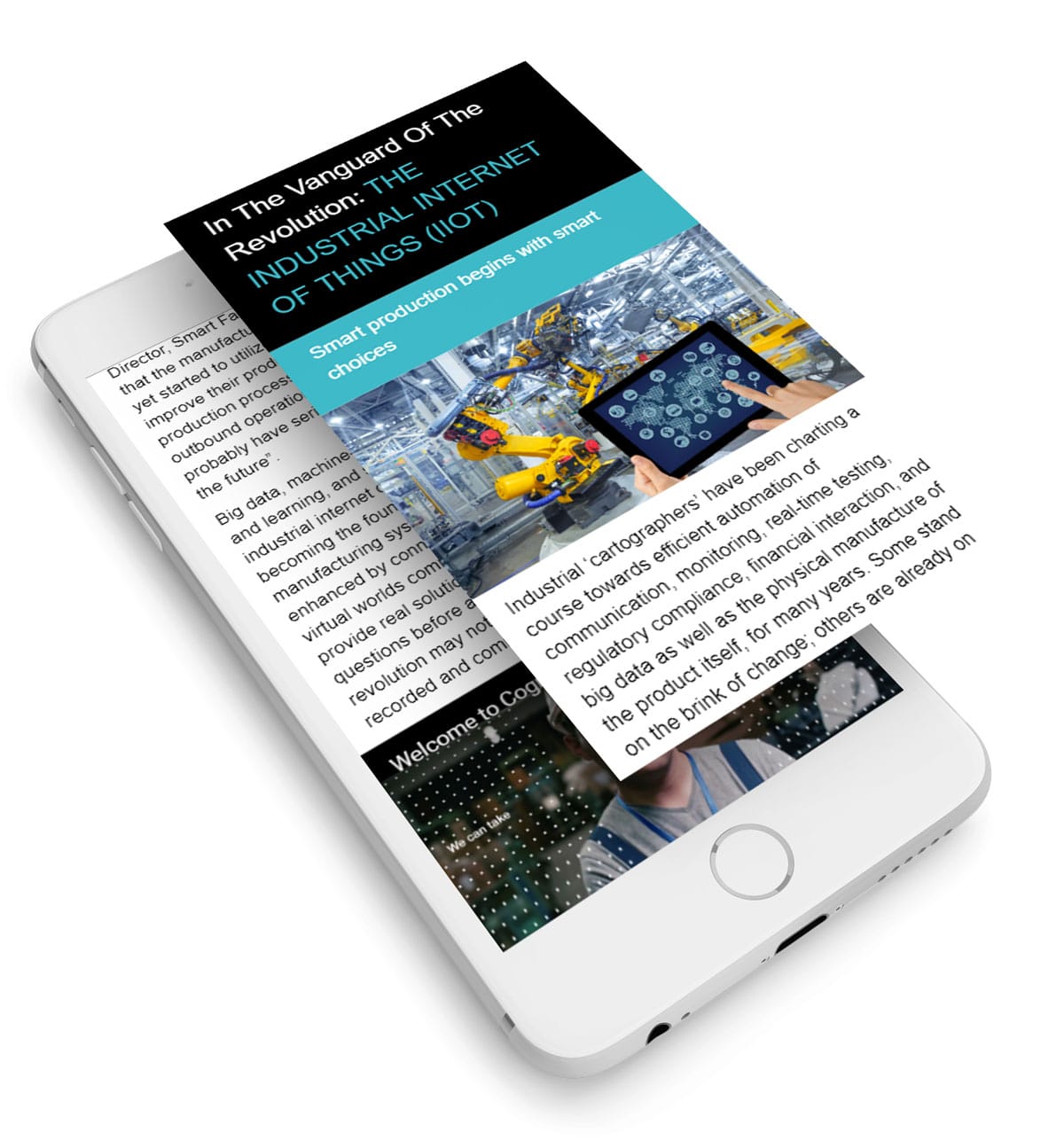Multiple Canvasflow articles inside iphone